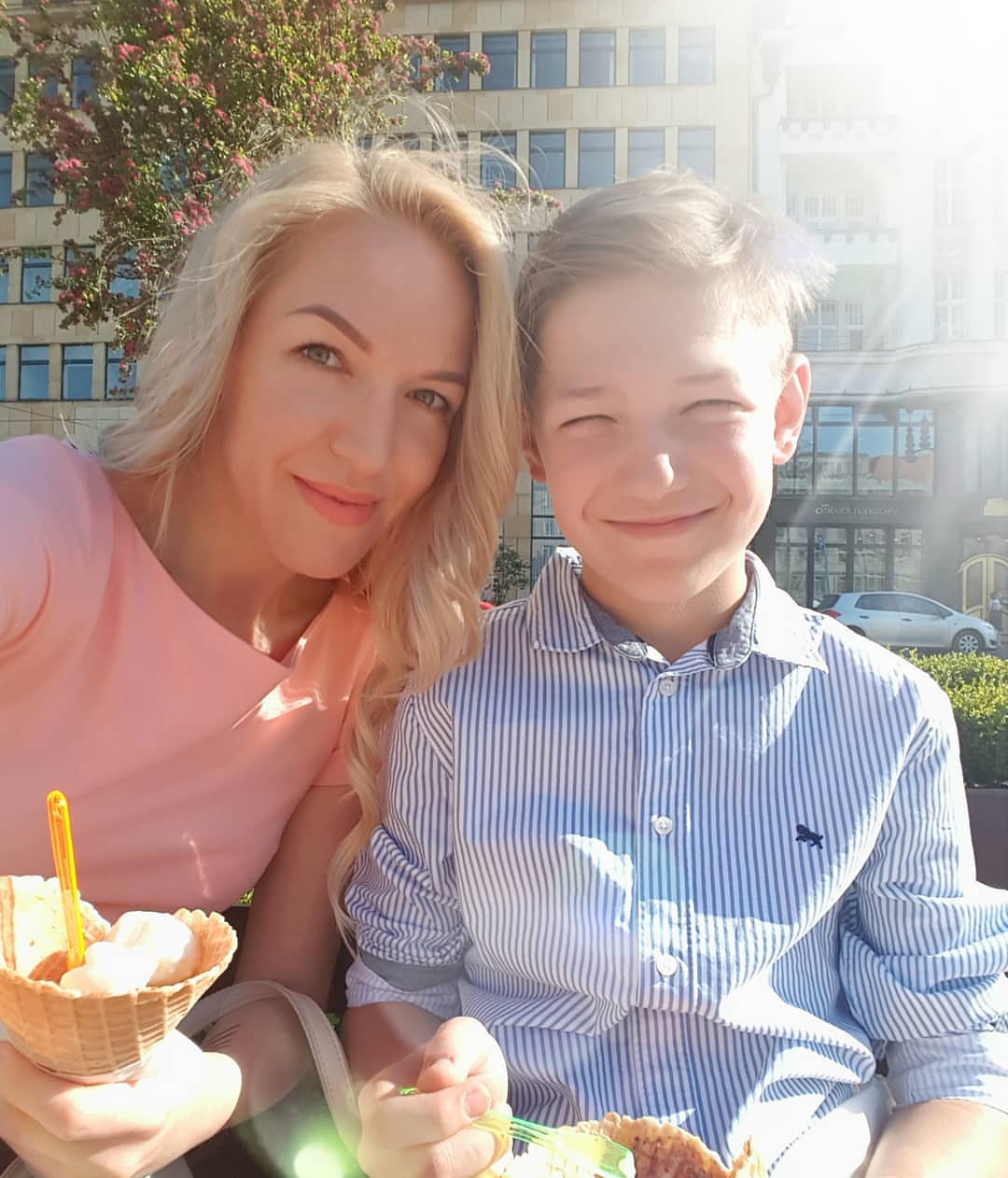 Фото с мамой